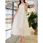 ワンピース TOYジャカードカットアウトワンピース