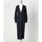 ワンピース 「LOEFF」W TORO Vネック ドレス