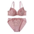 ブラジャー ショーツセット 「盛り谷間メイク!A〜Eカップ展開バリエいろいろ♪」盛れる谷間メイクレースブラジャー&ショーツセット