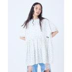 ワンピース /little sunny bite/floral bomber mini dress tee