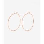 ピアス K18 ピンクゴールド フープ ピアス ESTELLE/エステール レディース