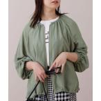 ブルゾン アウター サテン素材ブルゾン レディース