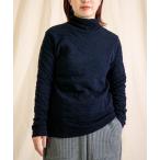 ニット セーター 「prit」 ウール綿接結 タートルネックプルオーバー レディース