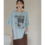tシャツ NEWS PAPER TEE 576808 レディース