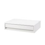 収納 再生ポリプロピレン入り　小物収納ケース　ワイド　小　ホワイトグレー　約幅３７×奥行２６×高さ９ｃｍ