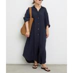ワンピース LInen シャツドレス