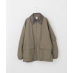 ミリタリージャケット モッズコート 「Deux Allures/ドゥ アリュール」レザーカラー ショートブルゾン