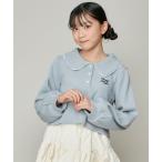 「JENNI love」 「KIDS」長袖ポロシャツ 130cm サックスブルー キッズ