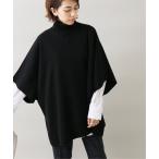 [IENA] вязаный пончо FREE черный женский 