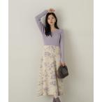 ショッピングパープル 「PROPORTION BODY DRESSING」 ニットワンピース MEDIUM パープル レディース