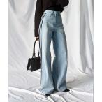 [me+em select] обработка Denim брюки SMALL голубой женский 