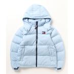 「TOMMY JEANS」 ダウンジャケット MEDIUM ライトブルー レディース