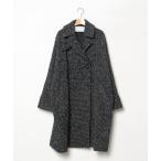「TICCA」 ツイードテント コート FREE ブラック レディース