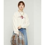 [FREAK'S STORE] тренировочный cut and sewn свободный "теплый" белый женский 