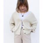 「GAP」 ニットカーディガン X-SMALL ベージュ レディース