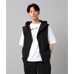 ベスト ジレ アクティブ フードベスト メンズ