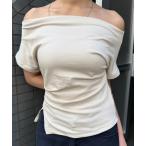 tシャツ 「ZOZO限定」オフショルダー トップス 半袖カットソー レディース