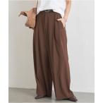 スラックス パンツ 2タックスラックスパンツ レディース