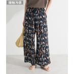 パンツ 柄イージーパンツIV(ワイド) レディース