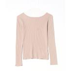 [FREAK'S STORE] полоса рисунок длинный рукав вязаный FREE Pink Lady -s