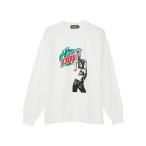 「HYSTERIC GLAMOUR」 長袖Tシャツ MEDIUM ホワイト メンズ
