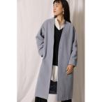 [crie conforto] no color пальто SMALL голубой женский 