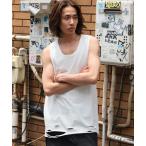 タンクトップ WEGO/ダメージタンクトップ メンズ レディース