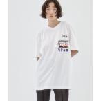 tシャツ 「TOGA PULLA/トーガプルラ」Print tee/プリントTシャツ レディース