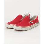 「VANS」 スリッポン 25.5cm レッド メンズ