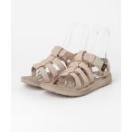 「Teva」 フラットサンダル 24cm ベージュ レディース