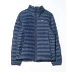 「patagonia」 ワンポイントダウンジャケット S ブルー レディース