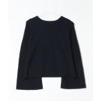 「SACRA」 長袖ニット 38 ネイビ