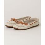「Minnetonka」 モカシンシューズ US5.5 ベージュ レディース