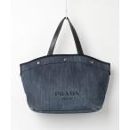 「PRADA」 トートバッグ - ネイビー レディース