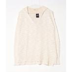 「Hollister」 ニットパーカー X-SMALL ベージュ メンズ