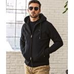 ショッピングパイル パーカー 1PIU1UGUALE3 RELAX(ウノピゥウノウグァーレトレ リラックス)ラインストーン フードロゴ スウェットパーカー メンズ