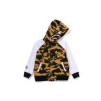 スタジャン アウター 1ST CAMO SHARK HOODIE SWEAT VARSITY JACKET キッズ 子供服 男の子 女の子