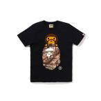 tシャツ TREE EDGE CAMO MILO ON APE HEAD TEE レディース
