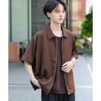 ショッピングショート シャツ ZIPショートスリーブルーズシャツ メンズ