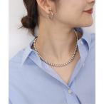 ネックレス 「追加3」SLOBE メタルビーズショートネックレス レディース
