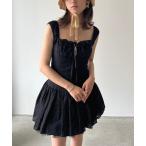 ショッピングチュニック チュニック コットンレースコルセットディテールチュニック