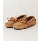 「Minnetonka」 モカシンシューズ 6 ベージュ レディース
