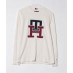 「TOMMY HILFIGER」 長袖Tシャツ SMALL ホワイト メンズ