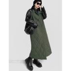 [LVEU.] пальто с отложным воротником FREE хаки женский 