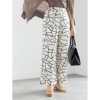 ショッピングリネン パンツ プリントアソートレーヨンリネンパンツ「2025summer catalog item」 レディース