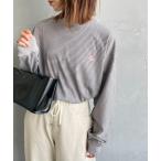 tシャツ 「DANTON/ダントン」 ワンポイントロゴ ボーダーロンT レディース メンズ