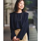 ブラウス シャツ ドレープテントフレアブラウス レディース