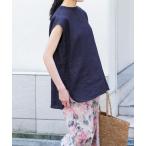 tシャツ リネンフレンチクルーネック レディース