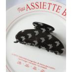 ヘアクリップ 「 Port / ポート 」 キラキラ ラメ 総柄 バタフライ バンスクリップ / ヘアクリップ / 蝶 #_