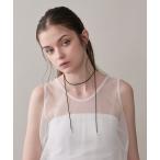 ネックレス シルバーパールコードネックレス レディース